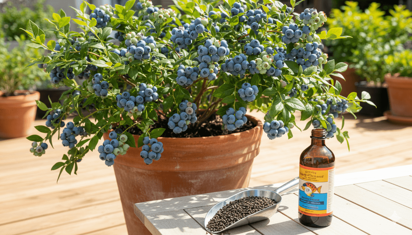 Fertilizer for Blueberries in Pots NPK Schedules & Organic