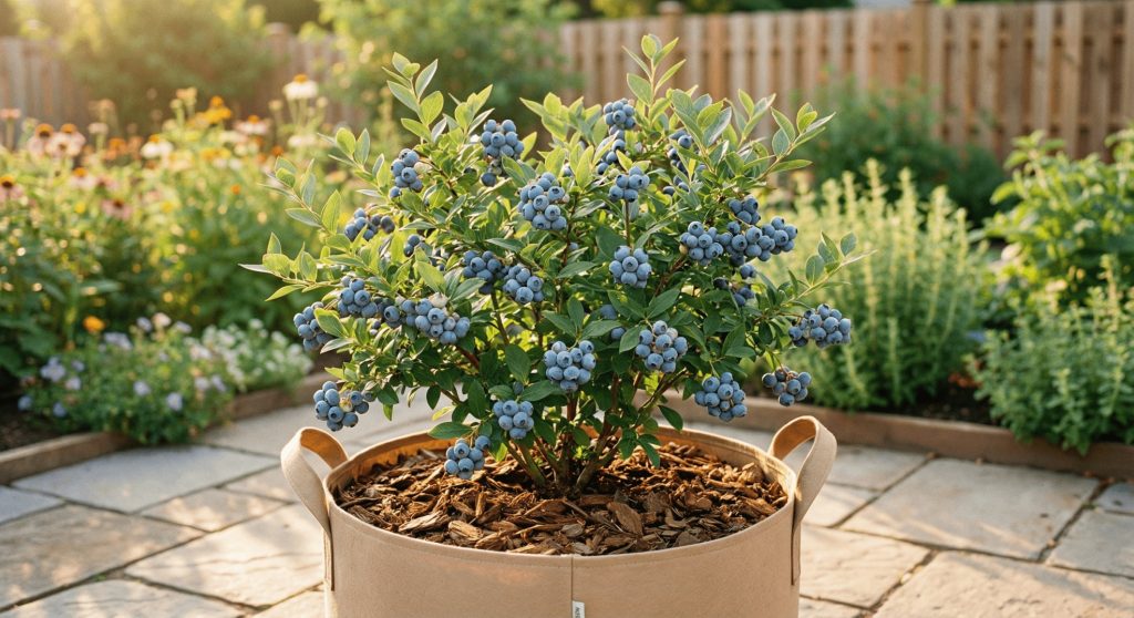 7 Ultimate Blueberry Potting Mix Recipe pH & Ratios-min