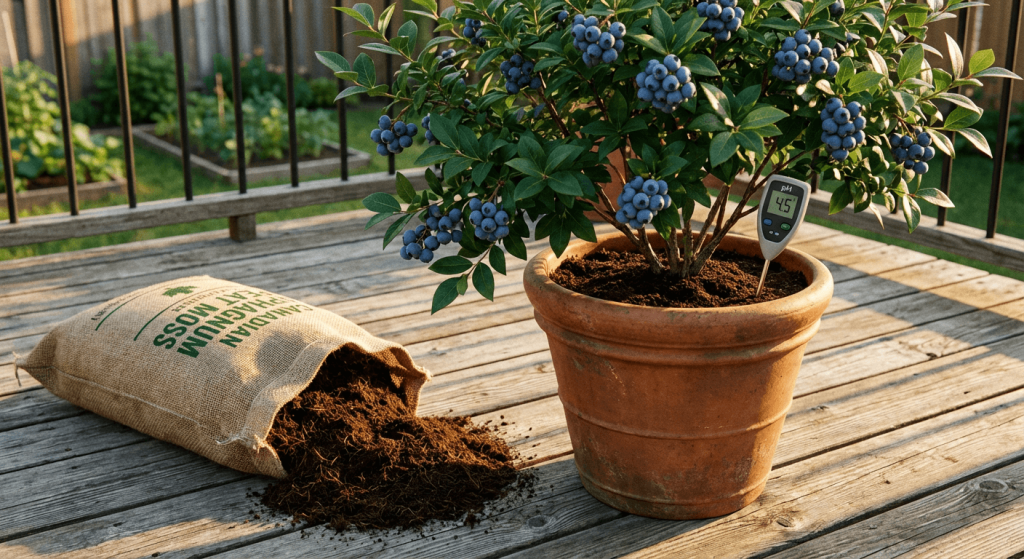 The Best Peat Moss for Blueberries Reviews pH Tips & Ratios