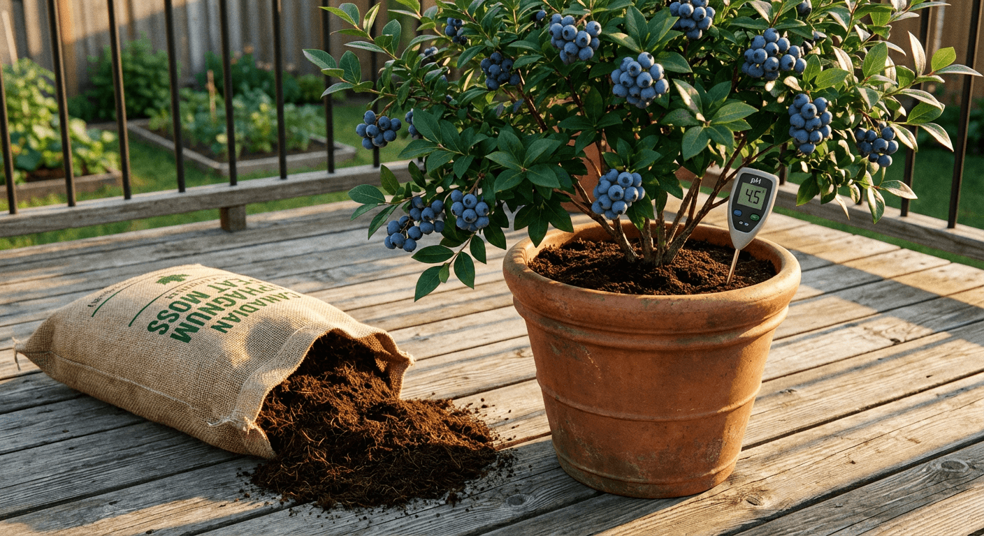 The Best Peat Moss for Blueberries Reviews pH Tips & Ratios
